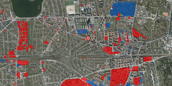 Jordforureningskort på Monrads Allé 18, 2500 Valby