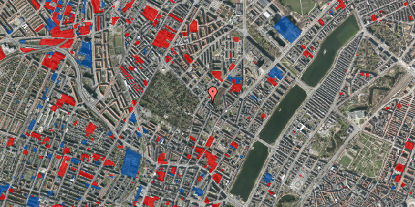 Jordforureningskort på Møllegade 2, 3. th, 2200 København N