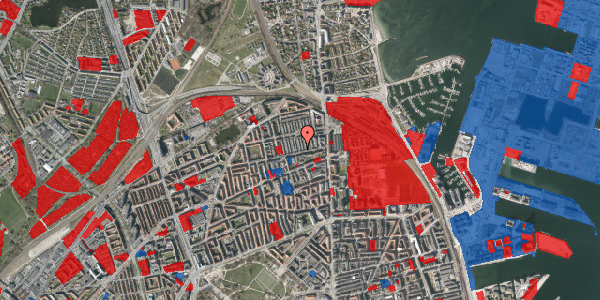 Jordforureningskort på Niels W. Gades Gade 4, 2100 København Ø