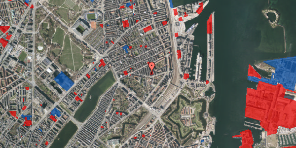 Jordforureningskort på Nordborggade 3, 1. th, 2100 København Ø