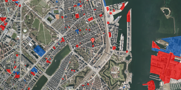 Jordforureningskort på Nordborggade 7, 2. th, 2100 København Ø