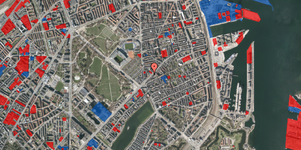 Jordforureningskort på Nordre Frihavnsgade 13, st. 1, 2100 København Ø