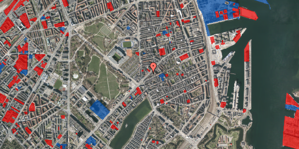 Jordforureningskort på Nordre Frihavnsgade 14, st. 1, 2100 København Ø