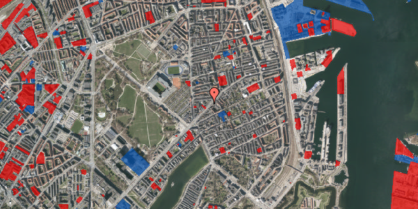 Jordforureningskort på Nordre Frihavnsgade 21, st. th, 2100 København Ø