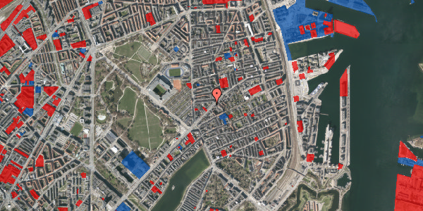 Jordforureningskort på Nordre Frihavnsgade 23, st. tv, 2100 København Ø