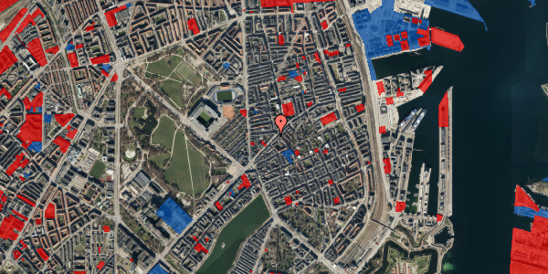 Jordforureningskort på Nordre Frihavnsgade 25, st. 1, 2100 København Ø