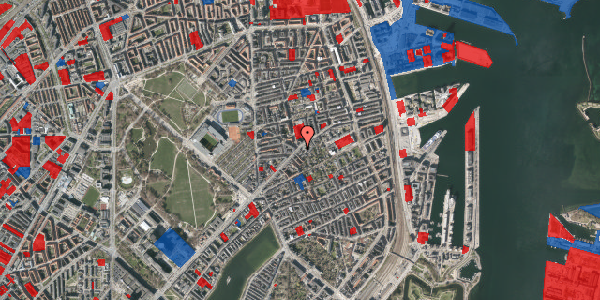 Jordforureningskort på Nordre Frihavnsgade 36, st. th, 2100 København Ø