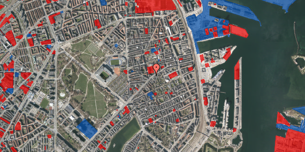 Jordforureningskort på Nordre Frihavnsgade 45, st. th, 2100 København Ø