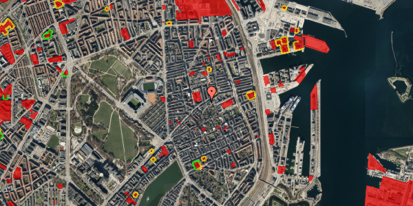 Jordforureningskort på Nordre Frihavnsgade 58, st. 1, 2100 København Ø