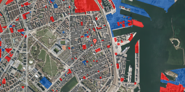 Jordforureningskort på Nordre Frihavnsgade 65, st. th, 2100 København Ø