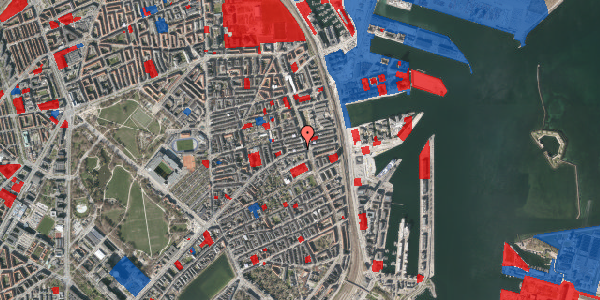 Jordforureningskort på Nordre Frihavnsgade 79, st. th, 2100 København Ø