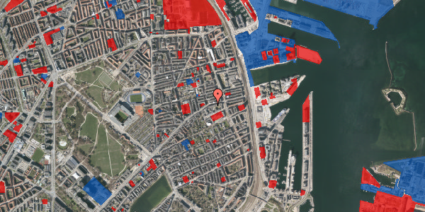 Jordforureningskort på Nordre Frihavnsgade 80, st. th, 2100 København Ø
