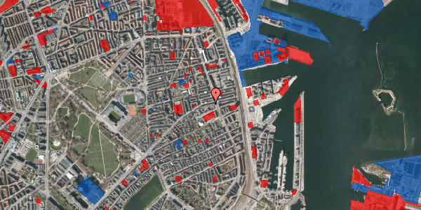 Jordforureningskort på Nordre Frihavnsgade 86, st. 1, 2100 København Ø