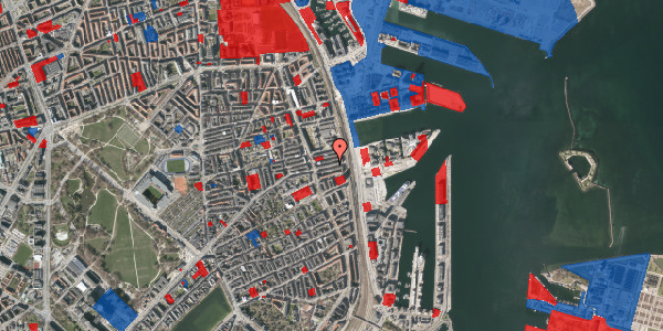 Jordforureningskort på Nordre Frihavnsgade 93, st. tv, 2100 København Ø