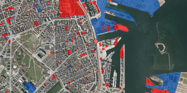 Jordforureningskort på Nordre Frihavnsgade 101, st. 1, 2100 København Ø