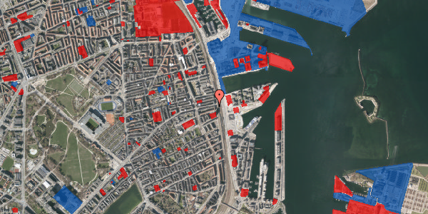 Jordforureningskort på Nordre Frihavnsgade 106, st. 1, 2100 København Ø