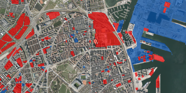 Jordforureningskort på Nyborggade 11A, 13. 381, 2100 København Ø