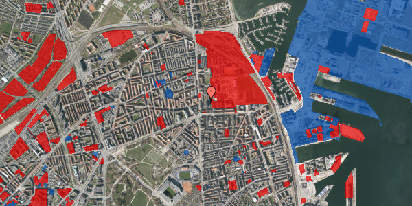 Jordforureningskort på Nyborggade 11D, st. 180, 2100 København Ø