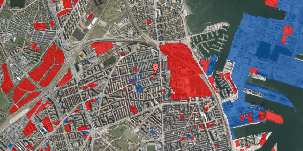 Jordforureningskort på Nygårdsvej 8, st. 2, 2100 København Ø