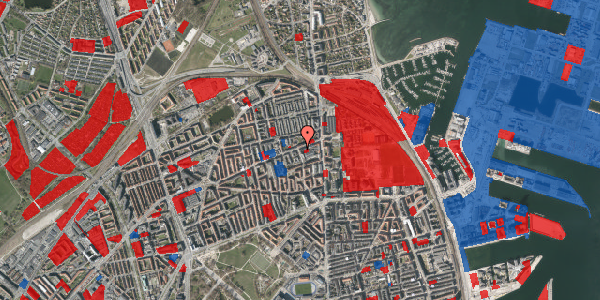 Jordforureningskort på Nygårdsvej 9, 1. th, 2100 København Ø