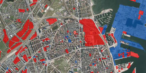 Jordforureningskort på Nygårdsvej 13, 1. th, 2100 København Ø