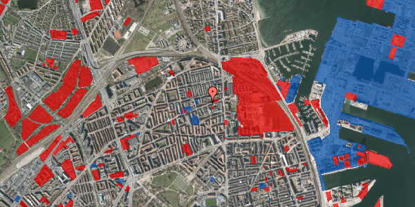 Jordforureningskort på Nygårdsvej 14B, 4. th, 2100 København Ø