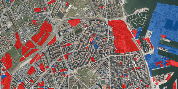 Jordforureningskort på Nygårdsvej 44, 1. th, 2100 København Ø