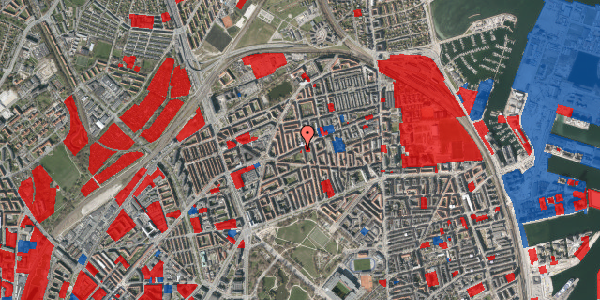 Jordforureningskort på Nygårdsvej 47B, st. th, 2100 København Ø