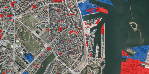 Jordforureningskort på Næstvedgade 24, st. th, 2100 København Ø