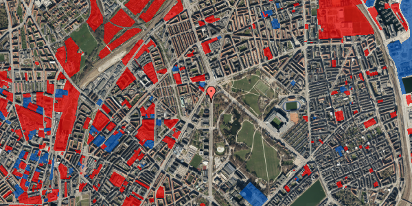 Jordforureningskort på Nørre Allé 75, 6. 746, 2100 København Ø