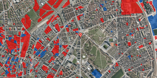 Jordforureningskort på Nørre Allé 75, 6. 759, 2100 København Ø