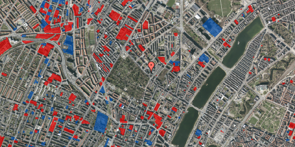 Jordforureningskort på Nørrebrogade 70, st. 1, 2200 København N