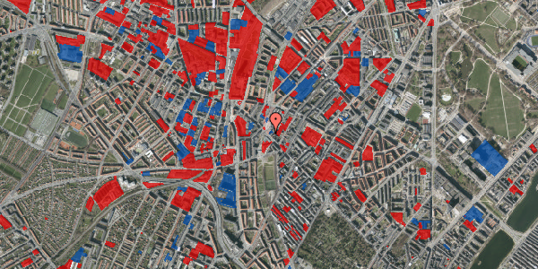 Jordforureningskort på Nørrebrogade 206, st. mf, 2200 København N