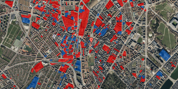 Jordforureningskort på Nørrebrogade 216, 1. th, 2200 København N