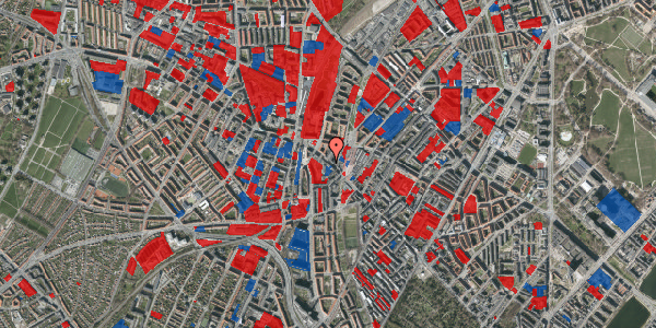 Jordforureningskort på Nørrebrogade 229, 2. tv, 2200 København N