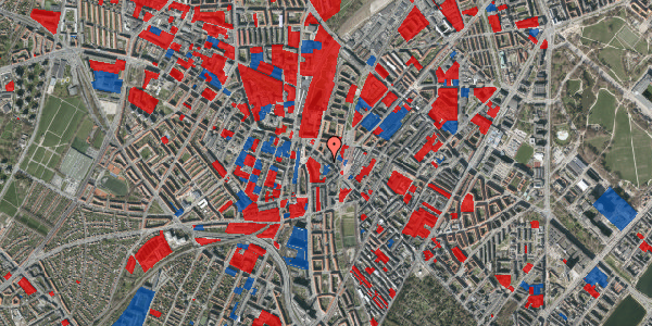 Jordforureningskort på Nørrebrogade 229, 4. th, 2200 København N