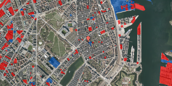 Jordforureningskort på Odensegade 17, 2. th, 2100 København Ø