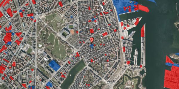 Jordforureningskort på Odensegade 21, 3. tv, 2100 København Ø