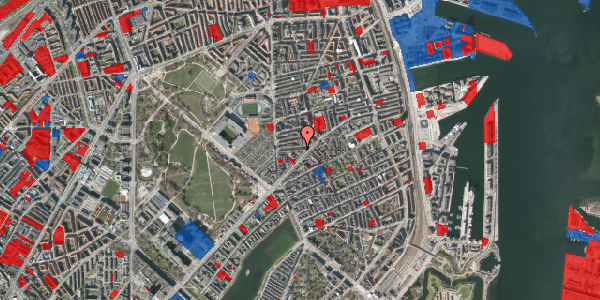 Jordforureningskort på J.E. Ohlsens Gade 14, 1. th, 2100 København Ø