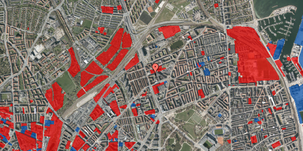 Jordforureningskort på Omøgade 6, 1. tv, 2100 København Ø