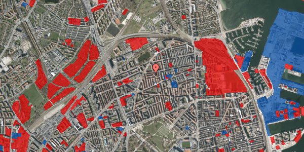 Jordforureningskort på Otto Mallings Gade 4, st. tv, 2100 København Ø