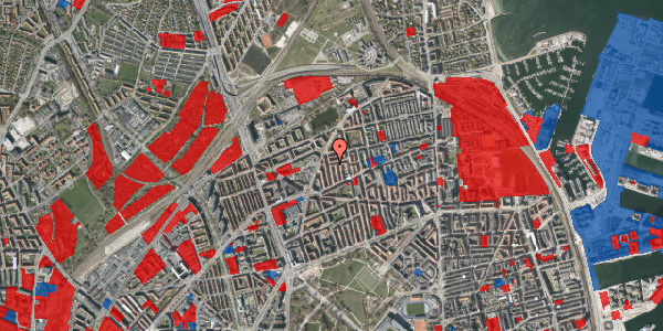 Jordforureningskort på Otto Mallings Gade 7, 1. th, 2100 København Ø