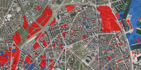 Jordforureningskort på Ourøgade 25, 3. th, 2100 København Ø