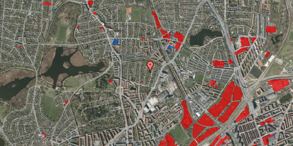 Jordforureningskort på Pernillevej 16, 2400 København NV
