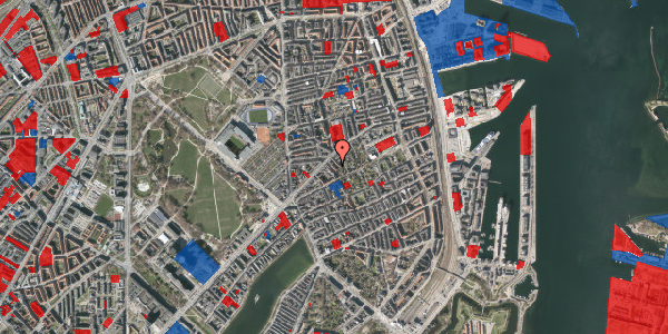 Jordforureningskort på Petersborgvej 3, 5. th, 2100 København Ø