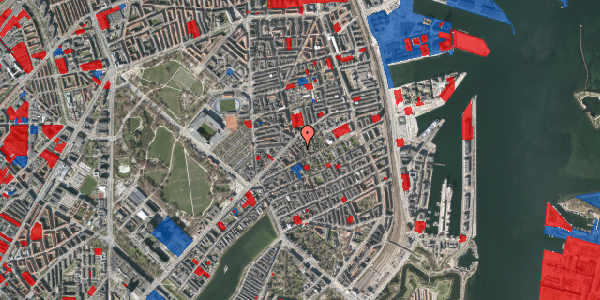 Jordforureningskort på Petersborgvej 7, 2. th, 2100 København Ø