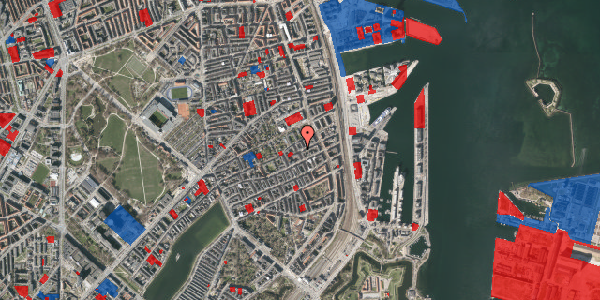 Jordforureningskort på Præstøgade 1, 1. th, 2100 København Ø