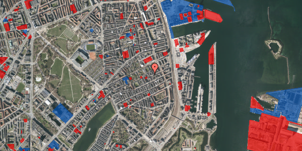 Jordforureningskort på Præstøgade 1, 3. tv, 2100 København Ø