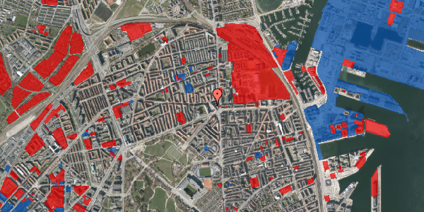 Jordforureningskort på Reersøgade 6, 4. th, 2100 København Ø