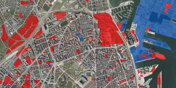 Jordforureningskort på Reersøgade 13, st. th, 2100 København Ø